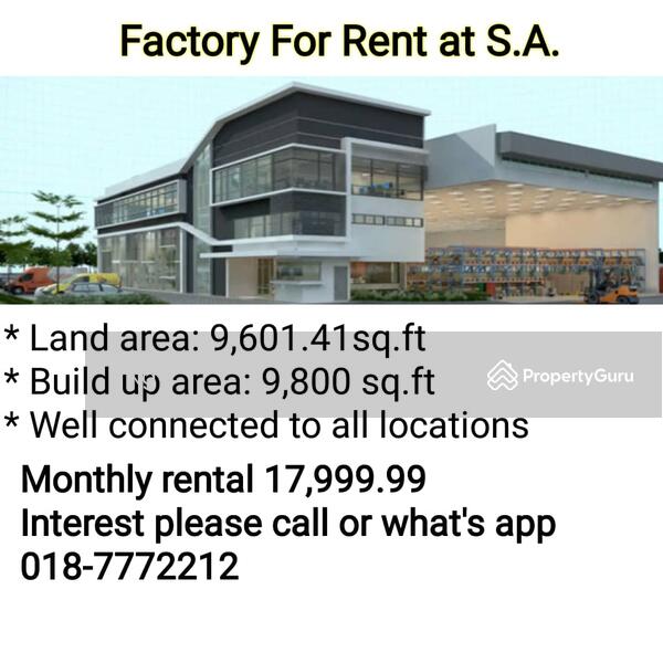 Factory For Rent At Shah Alam Shah Alam Shah Alam Selangor 9800 Sqft Industry Properties For Rent By Ng Rm 17 999 Mo 30629662