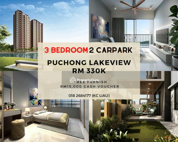 Puchong Cheapest Lakeview Condo RM300K, Puchong South, Puchong