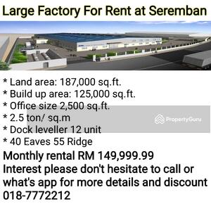 Factory For Rent In Seremban Negeri Sembilan Propertyguru Malaysia