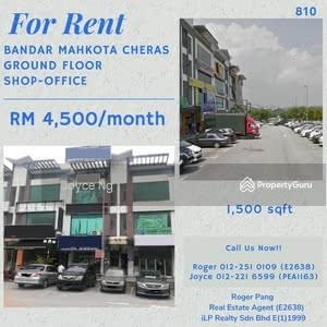 Commercial Property For Rent, in Bandar Mahkota Cheras, Cheras 