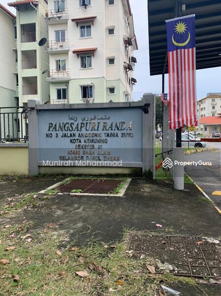 No Longer Available Pangsapuri Randa 3 Jalan Anggerik Tania 31 112 Kota Kemuning Sect 31 Shah Alam Selangor 3 Bedrooms 900 Sqft Apartments Condos Service Residences For Sale By Munirah Mohammad Rm 230 000 33735538