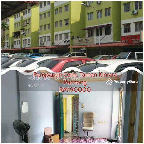 Pangsapuri Ceria Taman Kinrara Level 1 Bandar Kinrara Puchong Selangor 3 Bedrooms 660 Sqft Apartments Condos Service Residences For Sale By Noradibah Binti Mohd Rashid Rm 190 000 34927951