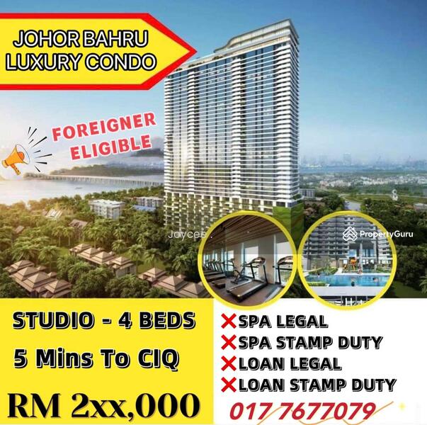 JB Ultimate Seaview Condo Danga Bay Best Buy Foreigners Eligible, Johor Bahru, Johor, 3 Bedrooms