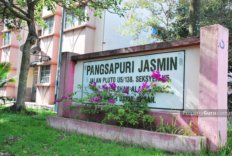 No Longer Available] Pangsapuri Jasmin- Jalan Pluto U5/138, Shah 