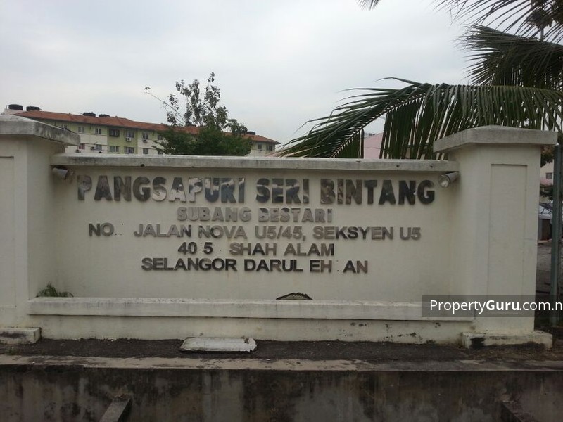 Tidak Lagi Tersedia Pangsapuri Seri Bintang Untuk Dijual Jalan Nova U5 45 Seksyen U5 Shah Alam Selangor Pangsapuri Dari Harga Rm 220 000 Propertyguru Malaysia