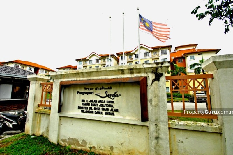 No Longer Available Pangsapuri Seroja Shah Alam 2 Jalan Arca U8 80 Taman Bukit Jelutong Section U8 Shah Alam Selangor 3 Bedrooms 850 Sqft Apartments Condos Service Residences For Rent By