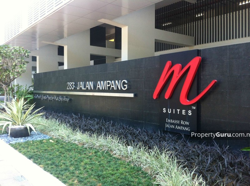 M Suites, 283 Jalan Ampang, Ampang Hilir, Kuala Lumpur, 1 Bedroom, 800
