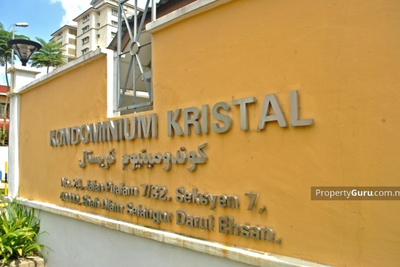 Kondominium Kristal, 24 Jalan Pualam 7/32, Seksyen 7, Shah Alam, Shah